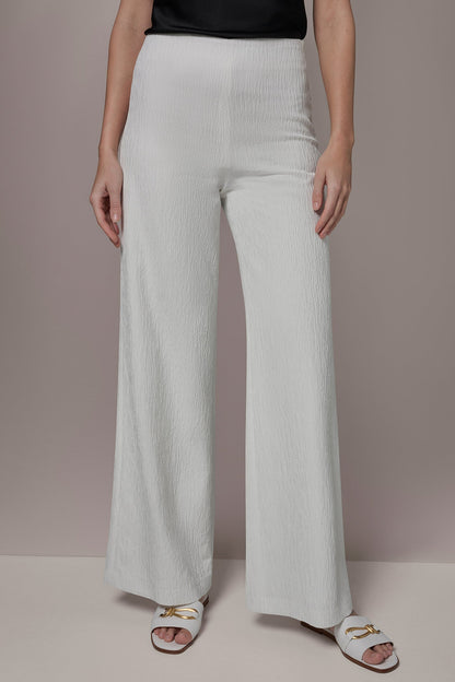 EXTRA HIGH-RISE WIDE-LEG SUIT PANT - Cream