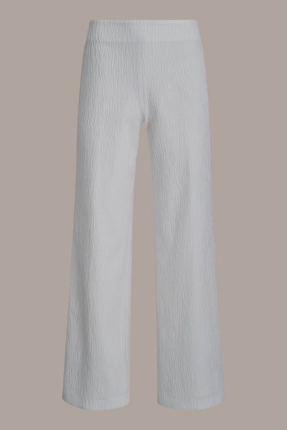 EXTRA HIGH-RISE WIDE-LEG SUIT PANT - Cream