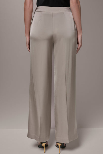 SATIN EXTRA HIGH-RISE WIDE-LEG SUIT PANT - Turin
