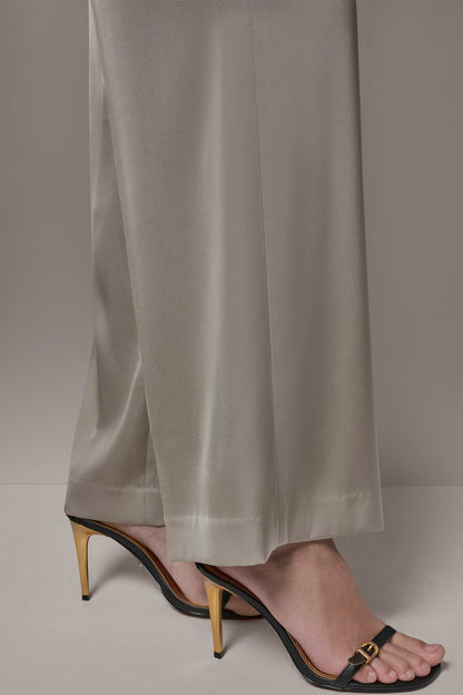 SATIN EXTRA HIGH-RISE WIDE-LEG SUIT PANT - Turin
