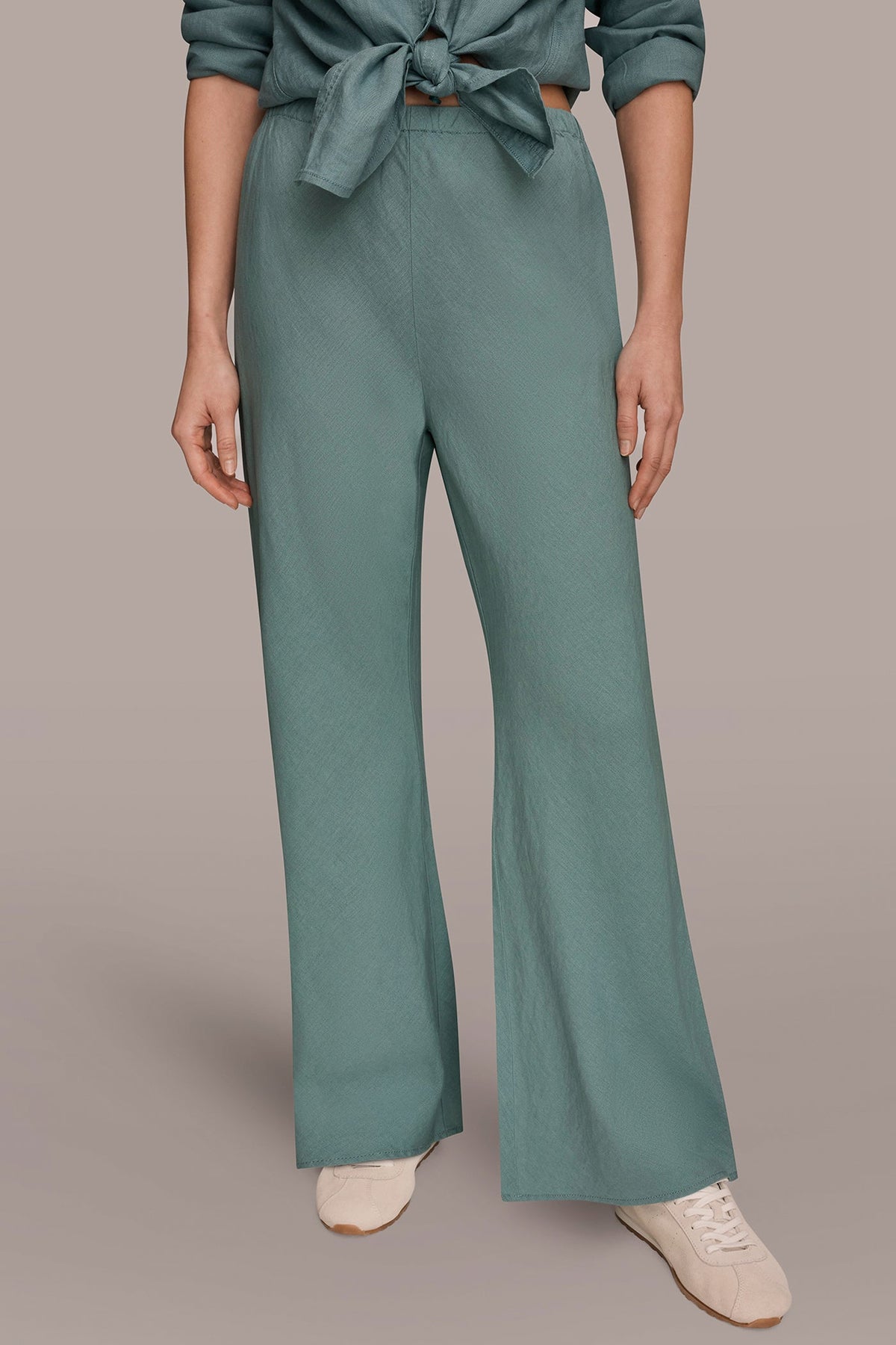 MID-RISE RELAXED ANKLE PANT - Waterlily