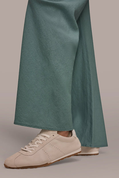 MID-RISE RELAXED ANKLE PANT - Waterlily