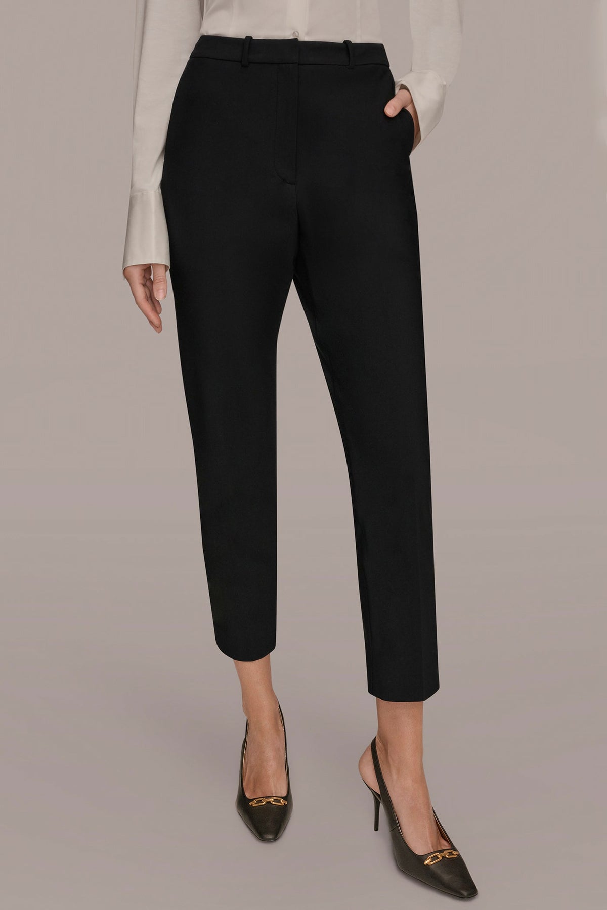 SLIM LEG PANT - Black