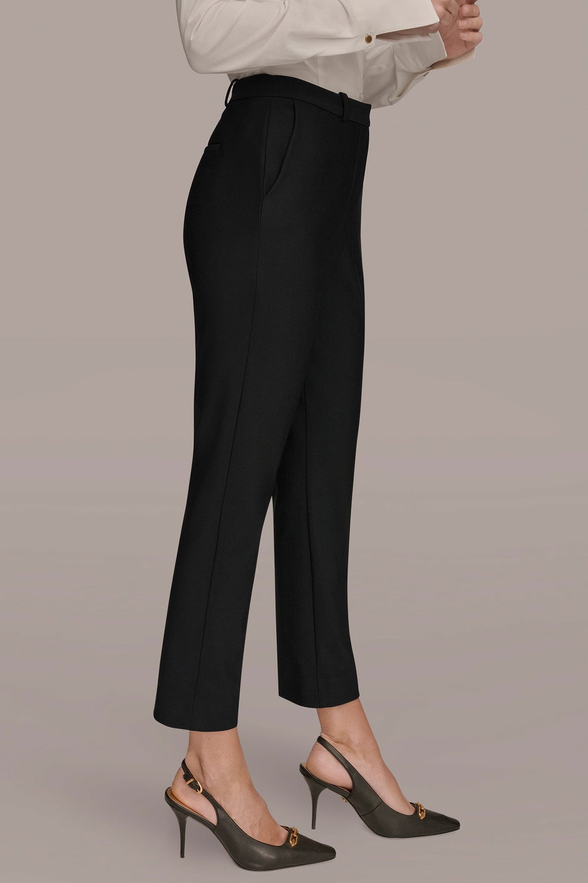 SLIM LEG PANT - Black