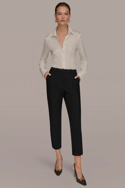 SLIM LEG PANT - Black