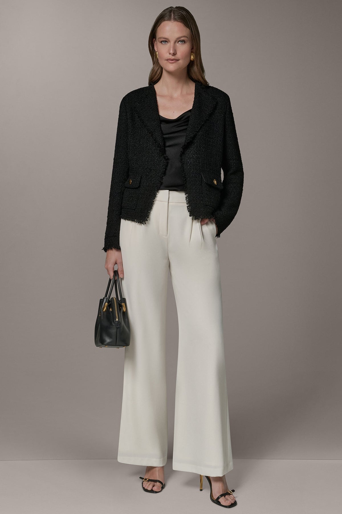 LONG SLEEVE SUIT JACKET - Black