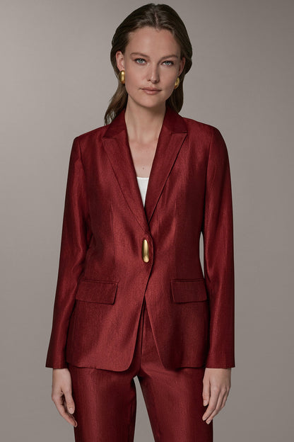 ONE-BUTTON JACKET - Sunbaked