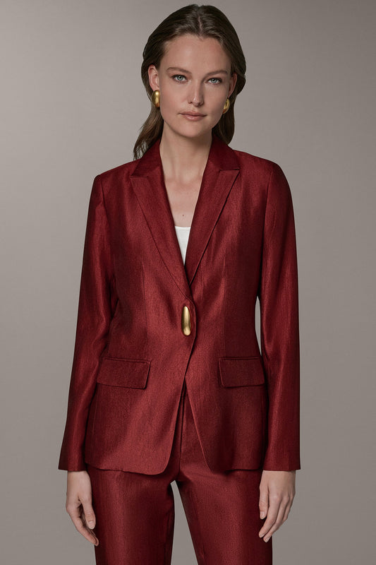 ONE-BUTTON JACKET - Sunbaked