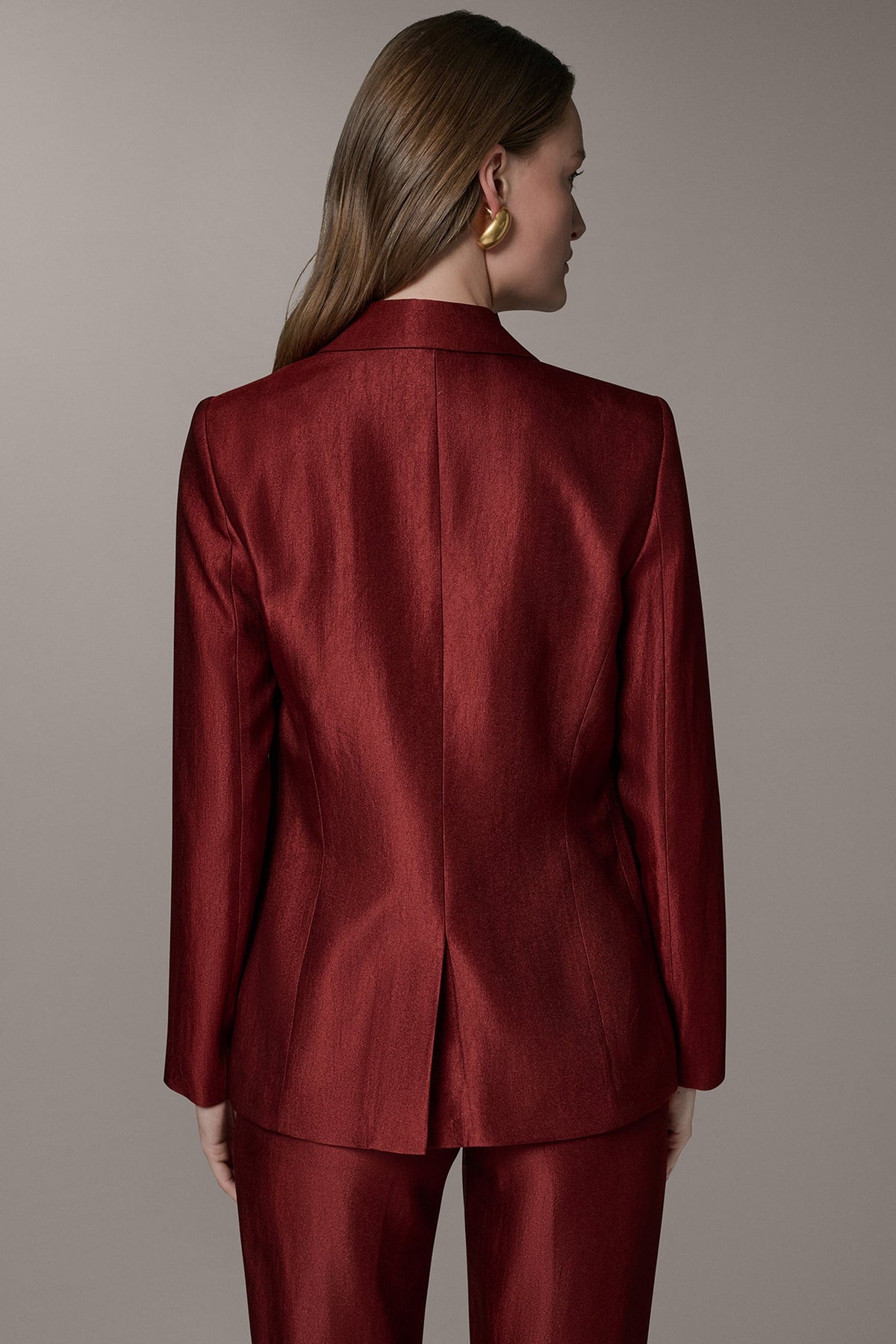 ONE-BUTTON JACKET - Sunbaked