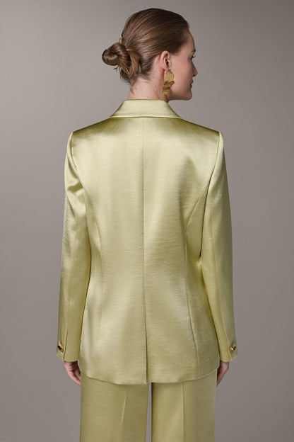 ONE BUTTON SUIT BLAZER - Citrus