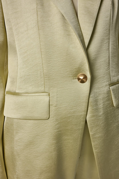 ONE BUTTON SUIT BLAZER - Citrus