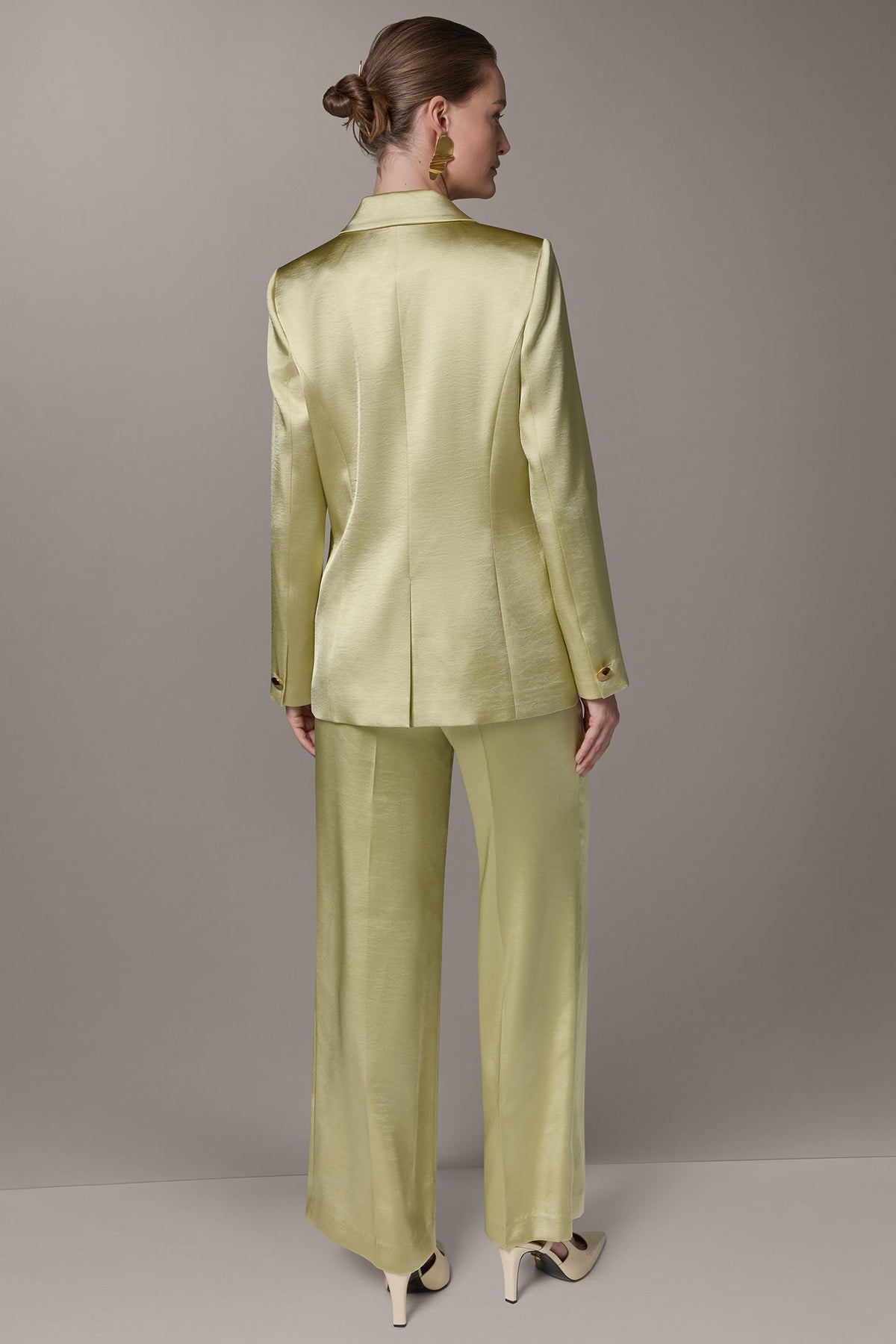 ONE BUTTON SUIT BLAZER - Citrus