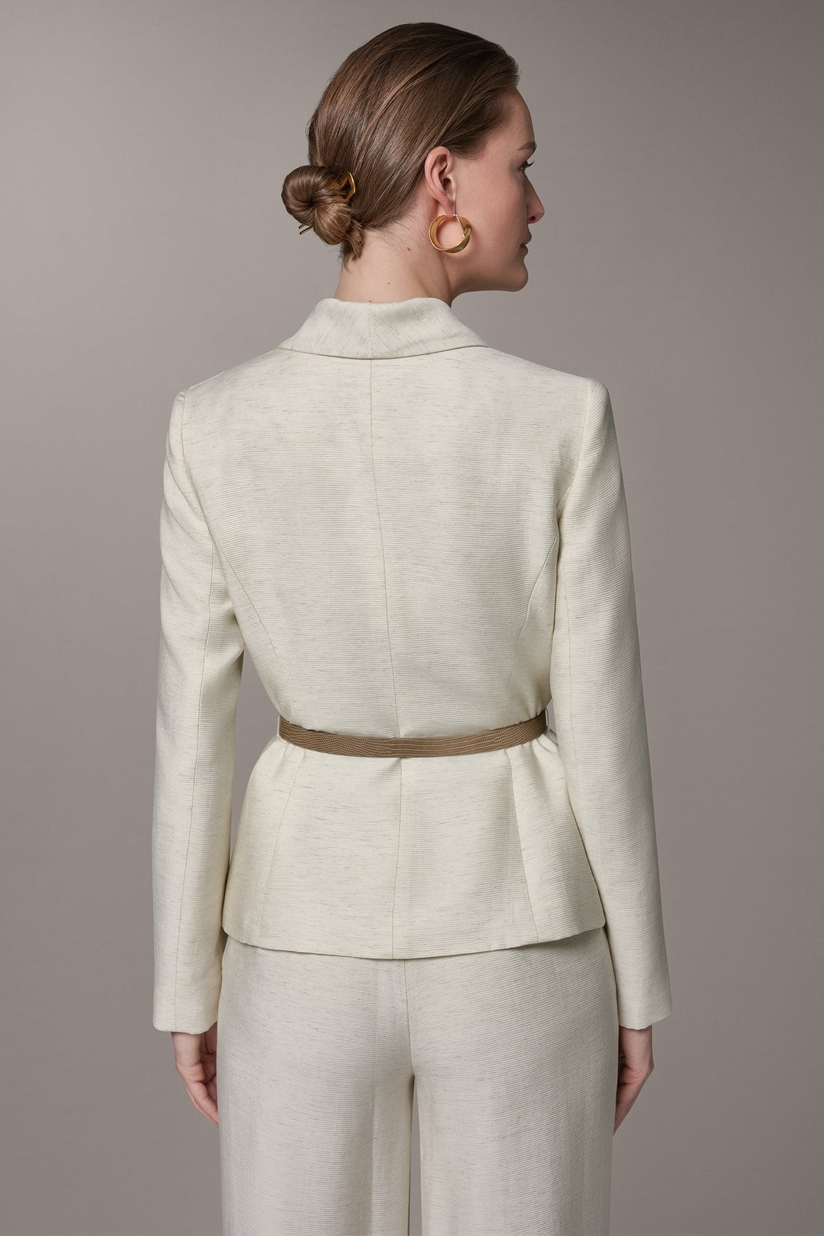 MÉLANGE SUIT BLAZER - Light Sisal