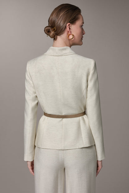 MÉLANGE SUIT BLAZER - Light Sisal