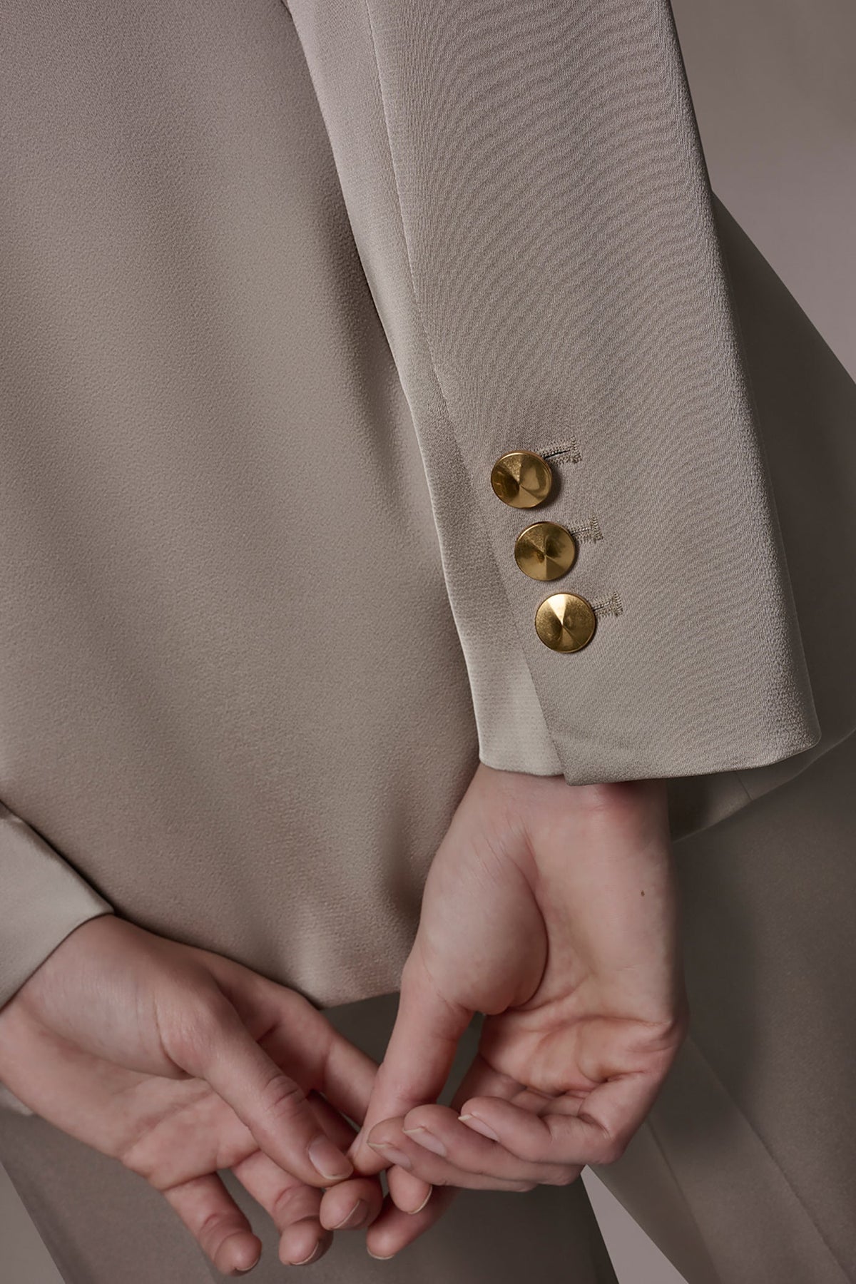 SATIN ONE-BUTTON SUIT BLAZER - Turin