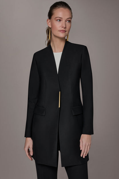 COLLARLESS TOPPER - Black