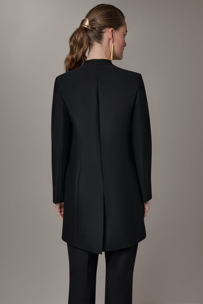 COLLARLESS TOPPER - Black
