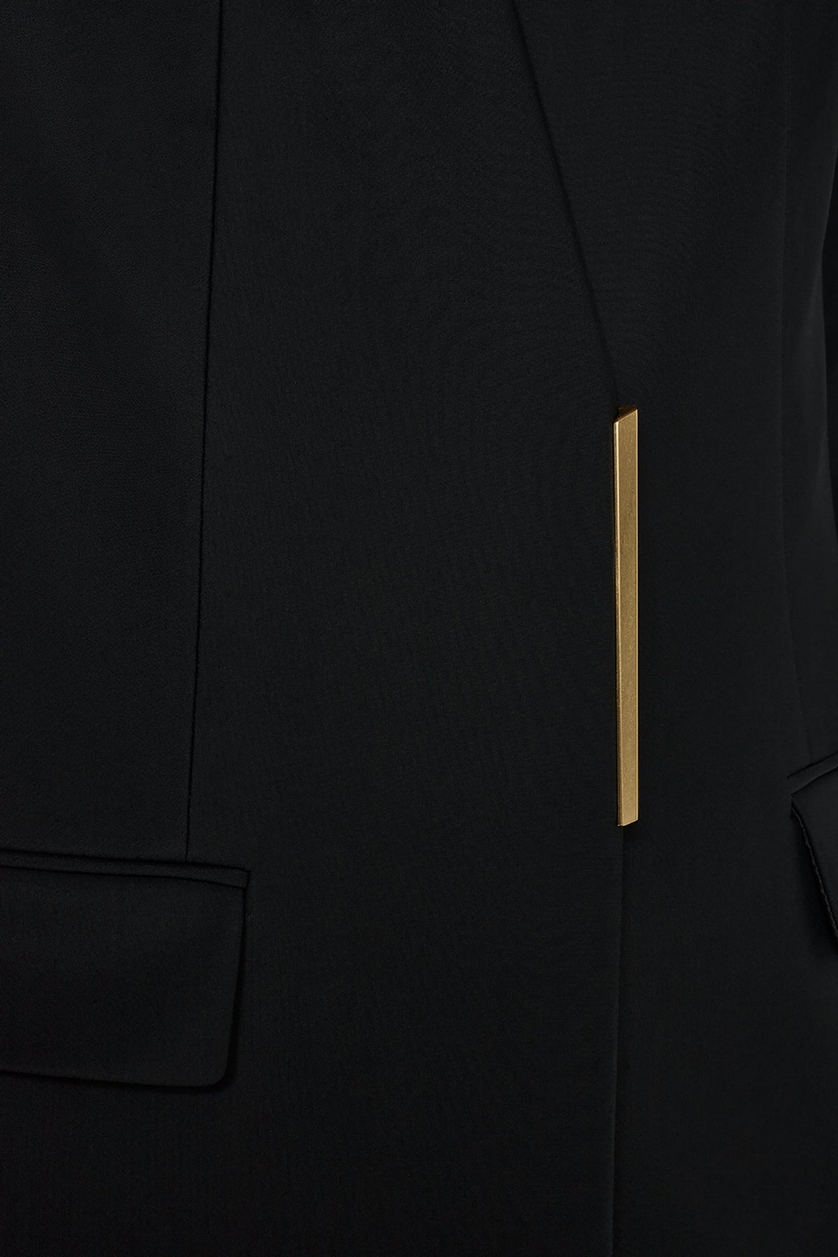COLLARLESS TOPPER - Black