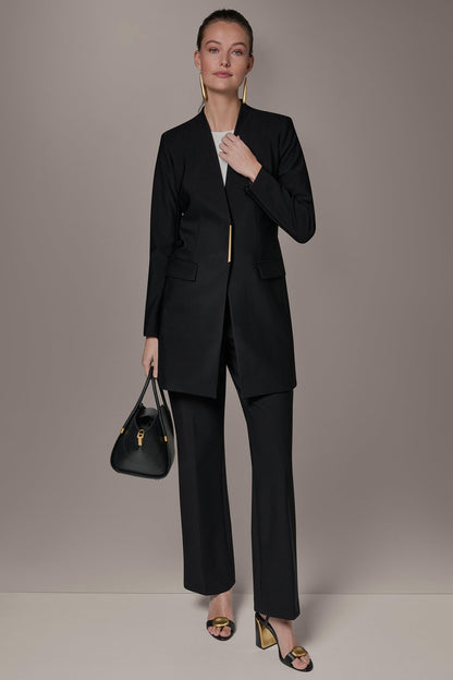 COLLARLESS TOPPER - Black