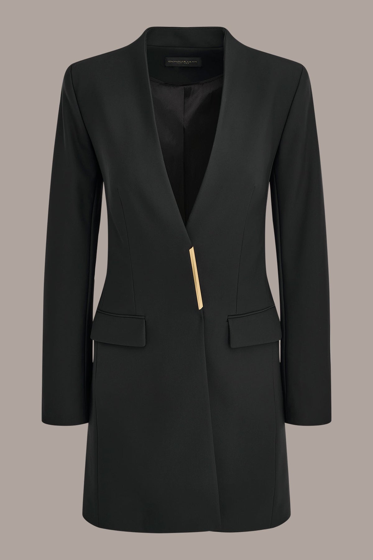 COLLARLESS TOPPER - Black