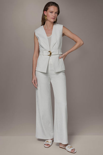 EXTENDED SHOULDER VEST - Cream