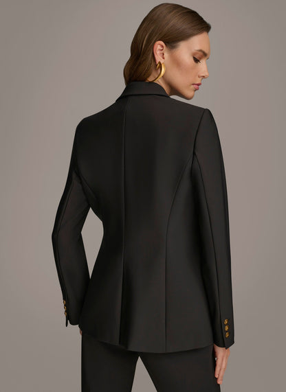 ONE BUTTON JACKET - Black