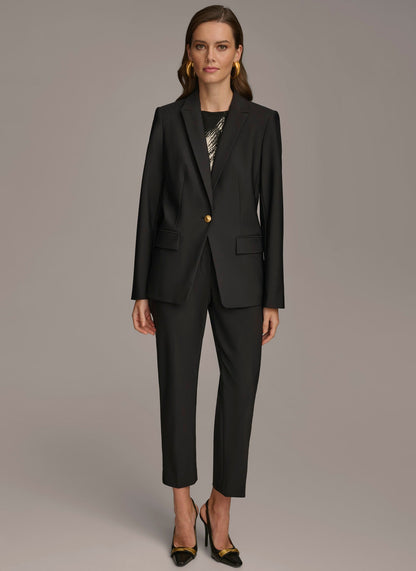 ONE BUTTON JACKET - Black