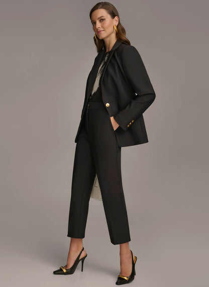 ONE BUTTON JACKET - Black