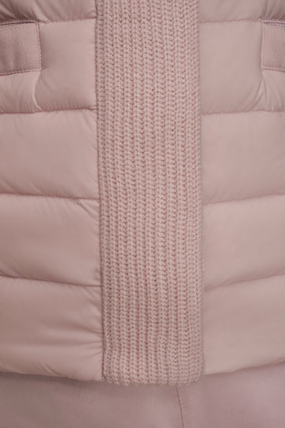 DOWN PUFFER JACKET - PINK WISTERIA