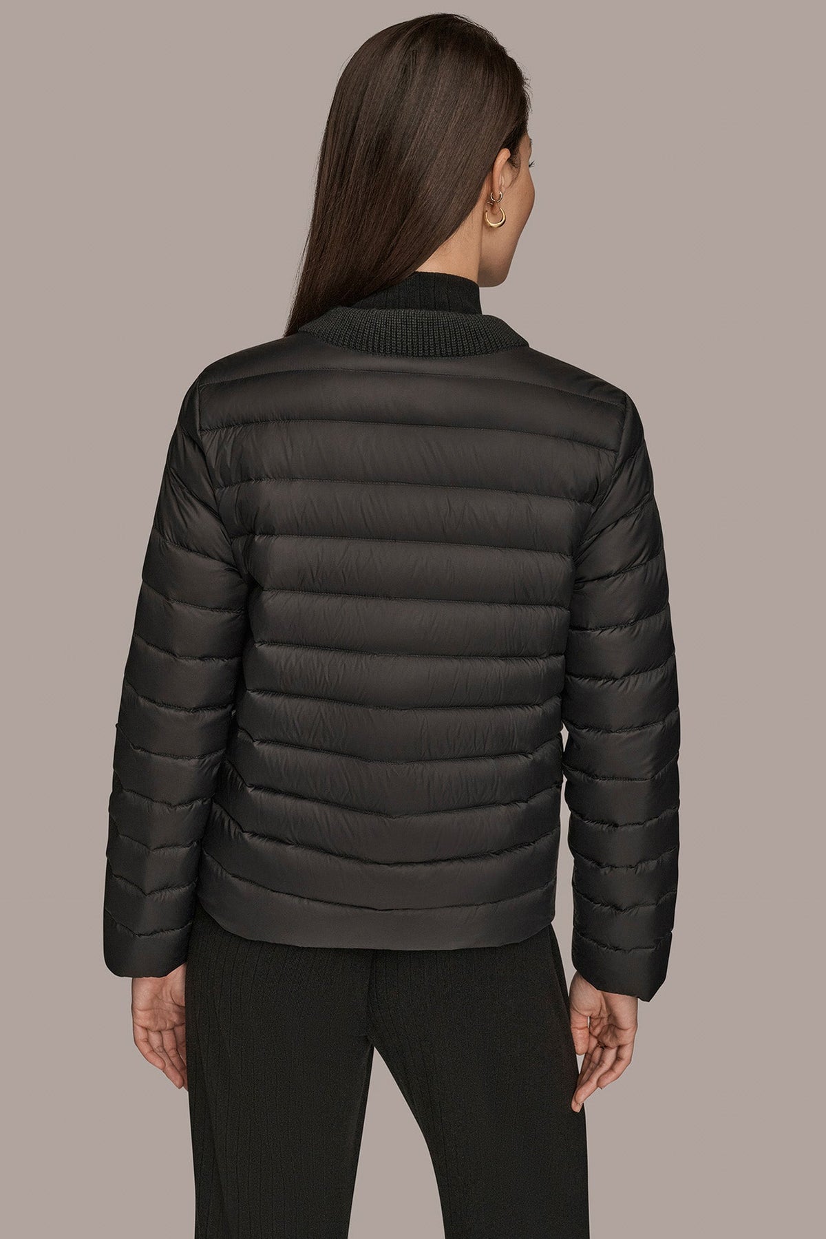 DOWN PUFFER JACKET - Black