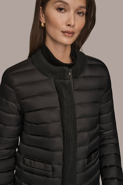 DOWN PUFFER JACKET - Black