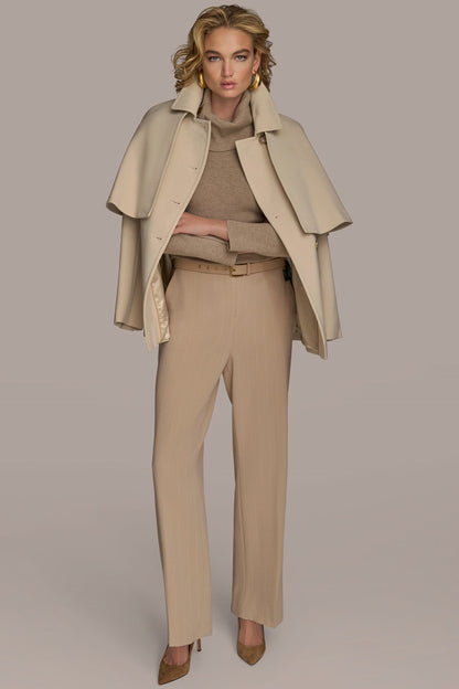 WATER REPELLENT CREPE CAPELET - Ivory