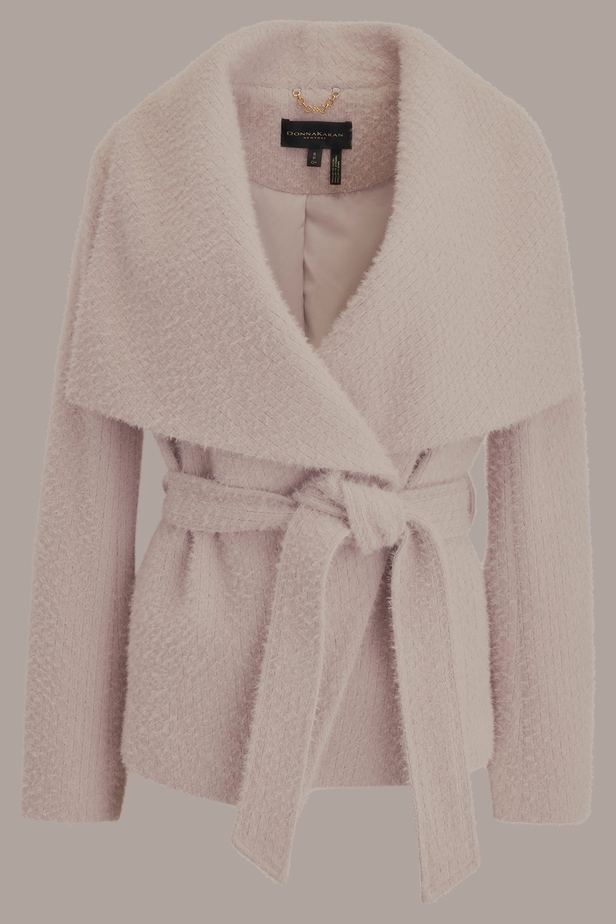 TIE-FRONT WRAP JACKET - VAPOR