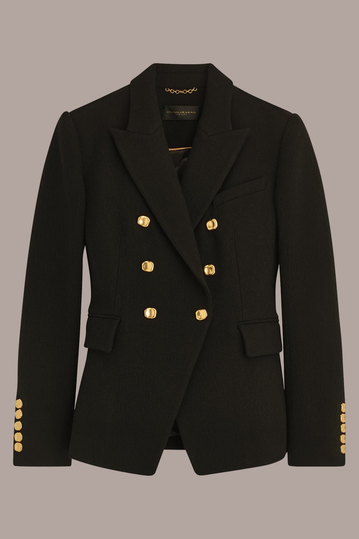 WOOL BLAZER JACKET - Black