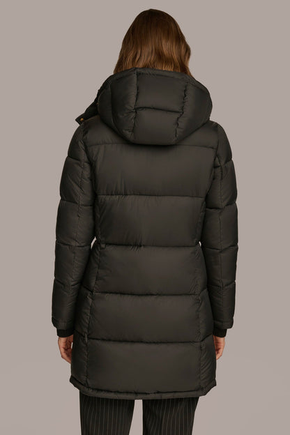 PUFFER COAT - Black