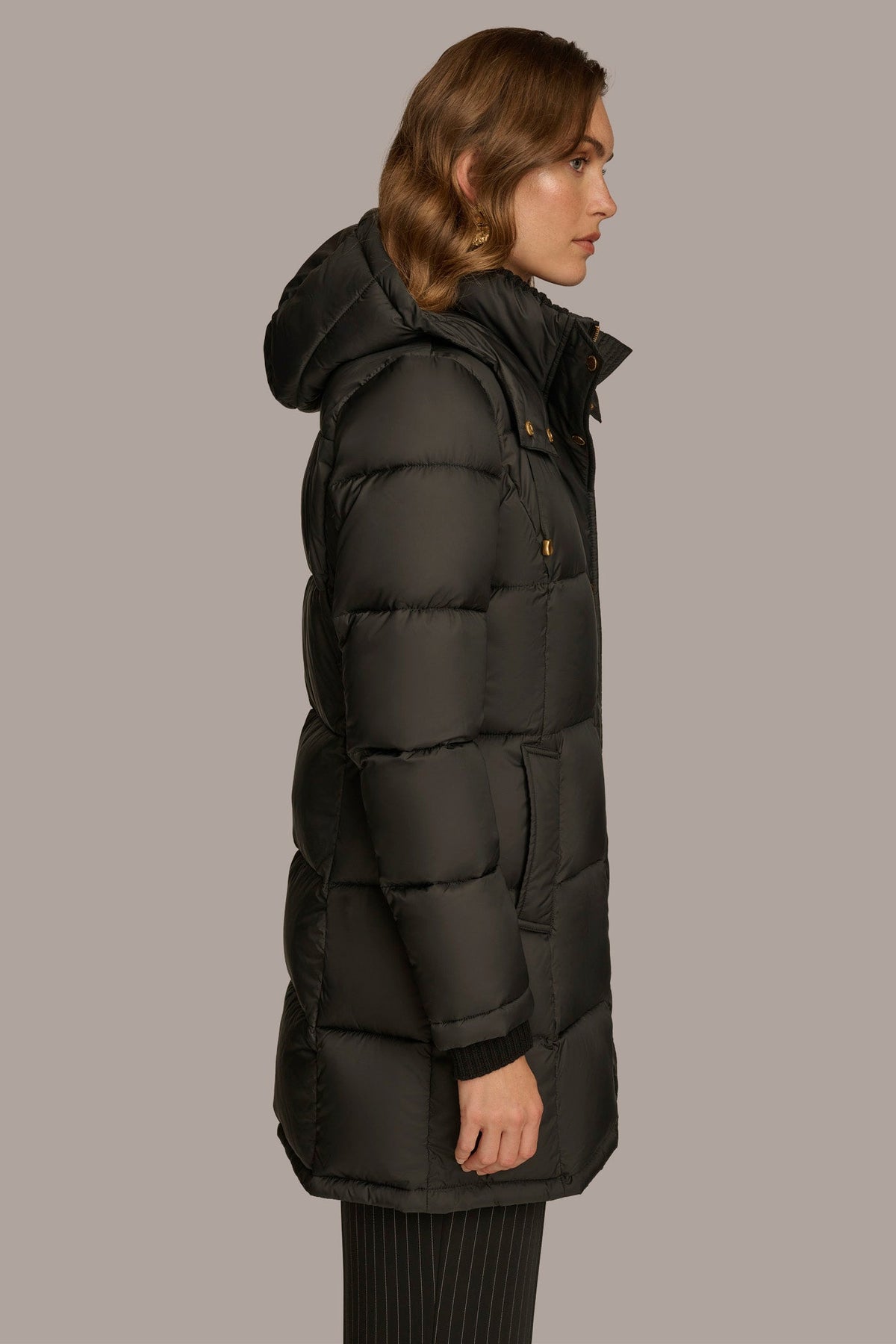 PUFFER COAT - Black