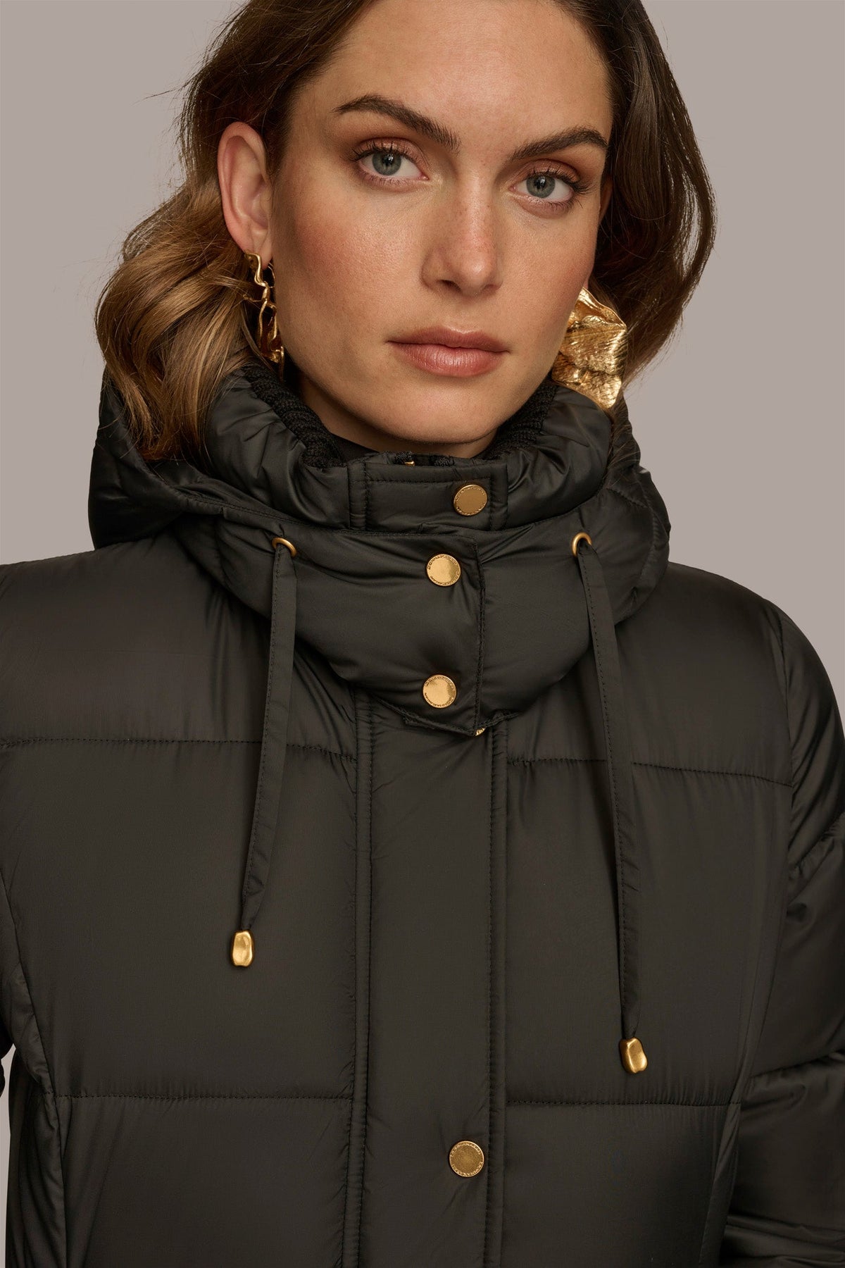 PUFFER COAT - Black