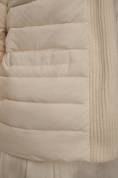 DOWN PUFFER JACKET - CREAM