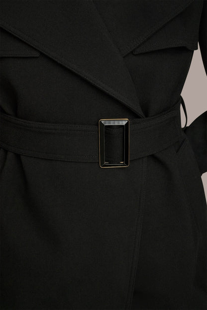 TRENCH RAIN COAT - Black
