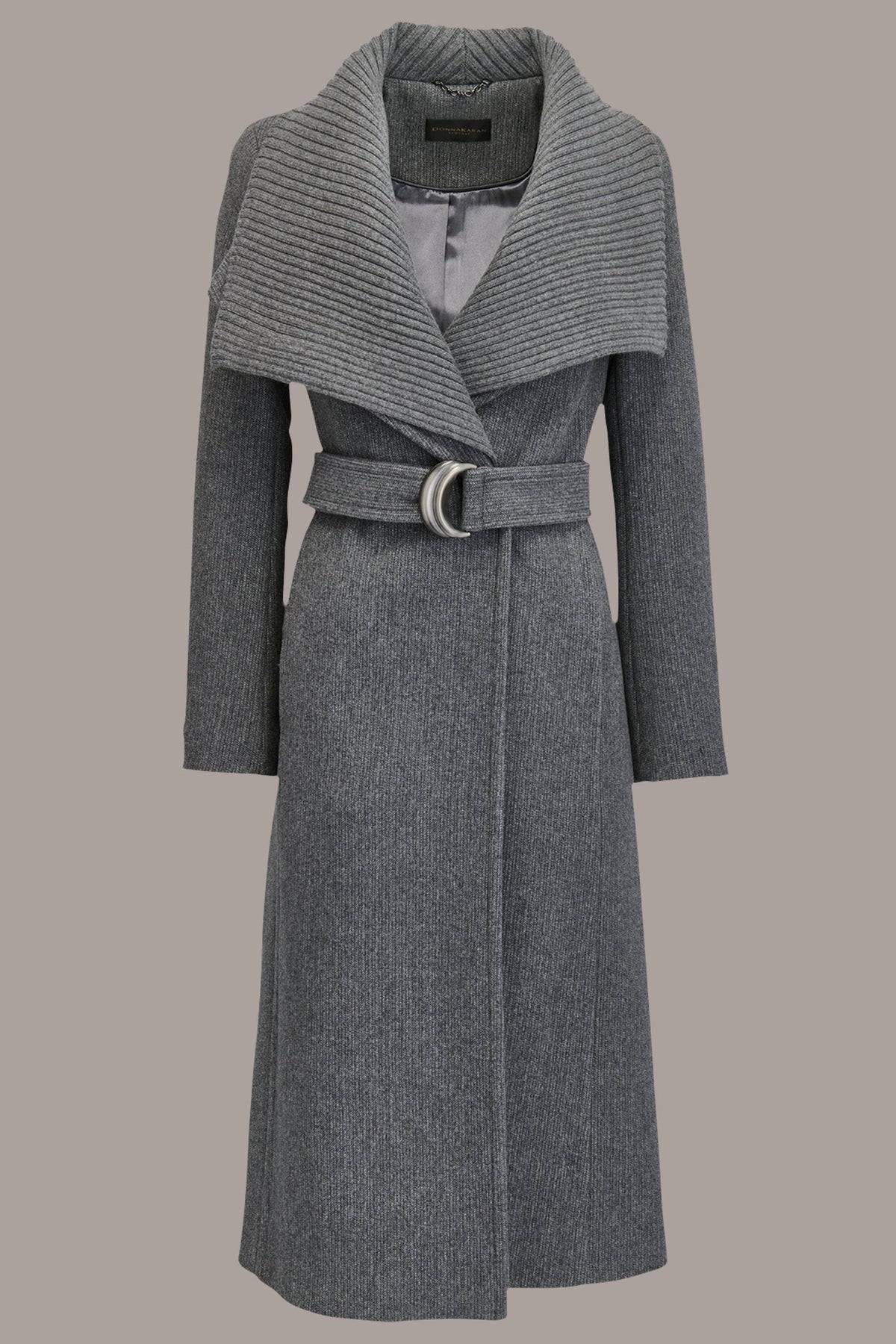 WOOL COAT - Steel
