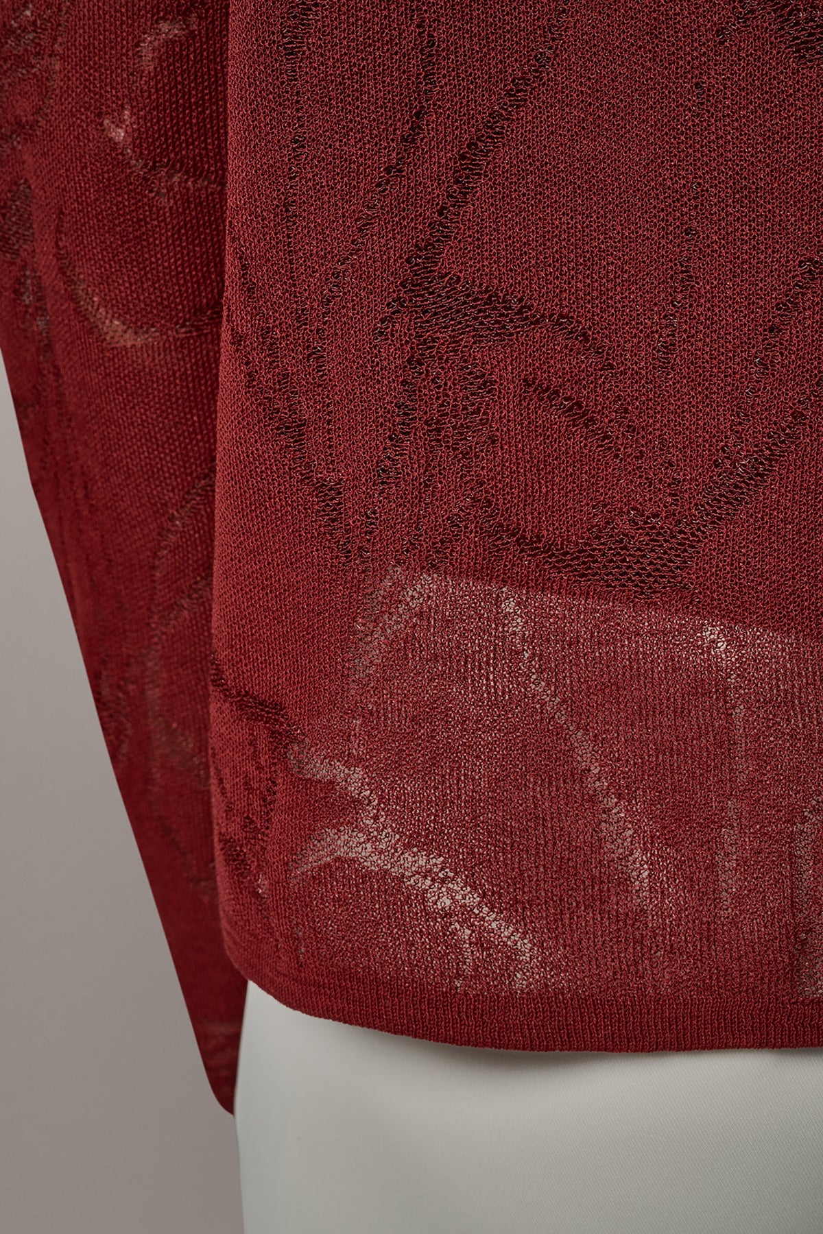 FLORAL SHEER CARDIGAN - Sunbaked
