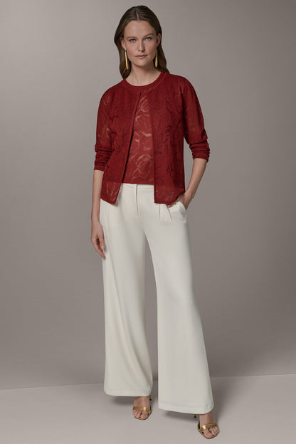 FLORAL SHEER CARDIGAN - Sunbaked