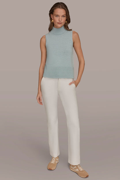 SLEEVELESS A-LINE SWEATER - Sea Mist
