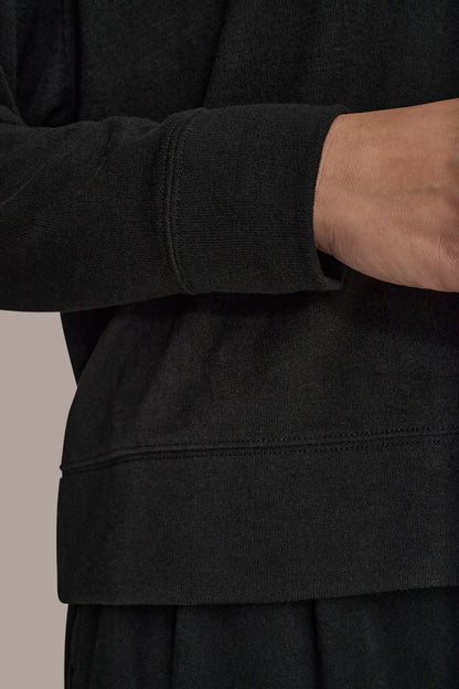 LONG SLEEVE SWEATSHIRT - Black