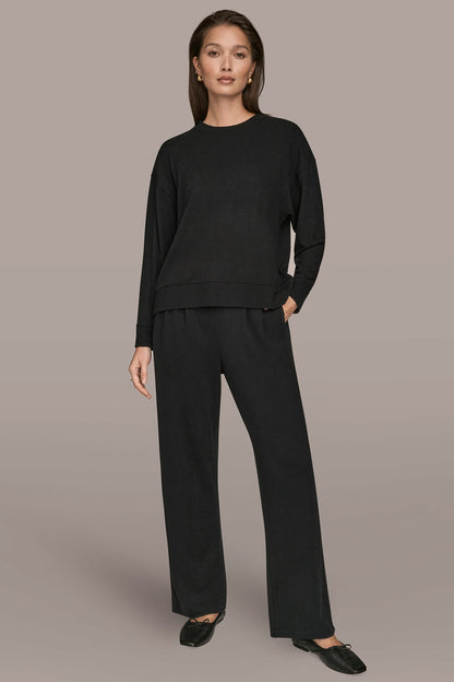 LONG SLEEVE SWEATSHIRT - Black