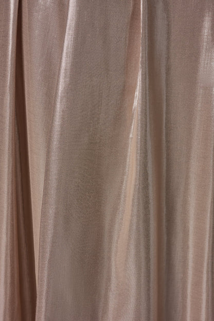 METALLIC MIDI A-LINE SKIRT - Snow Petal Multi