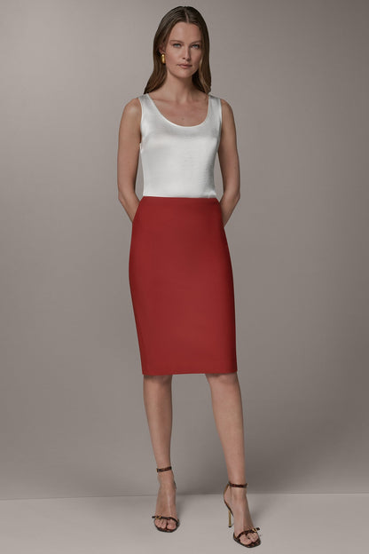 PENCIL SKIRT - Sunbaked