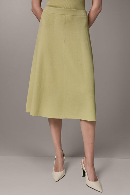 MIDI SWEATER SKIRT - Citrus
