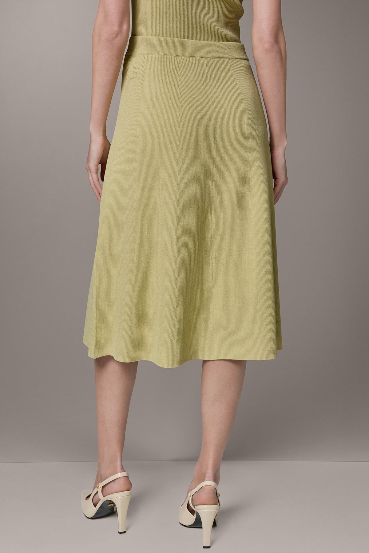 MIDI SWEATER SKIRT - Citrus