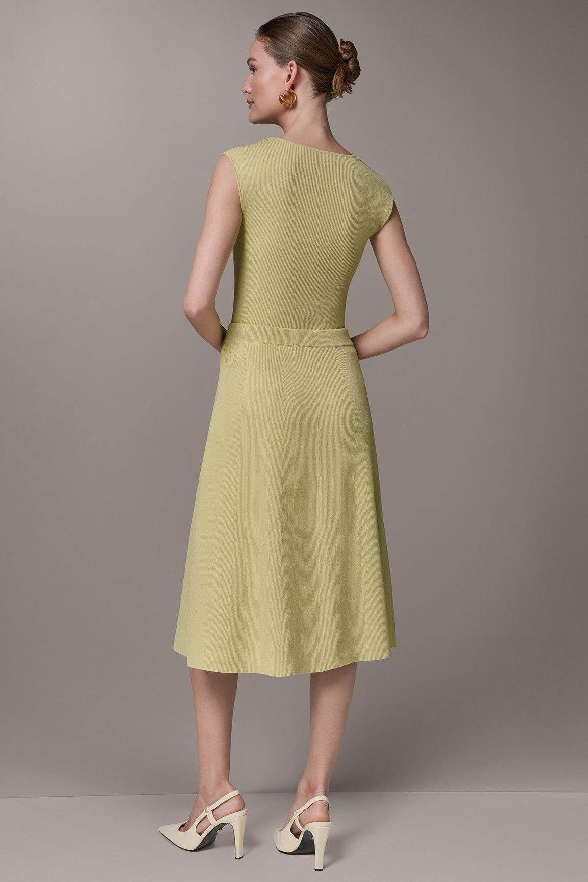 MIDI SWEATER SKIRT - Citrus